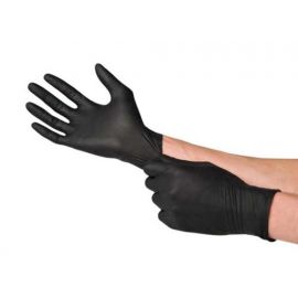 Handschoen 100 stuks nitrile zwart